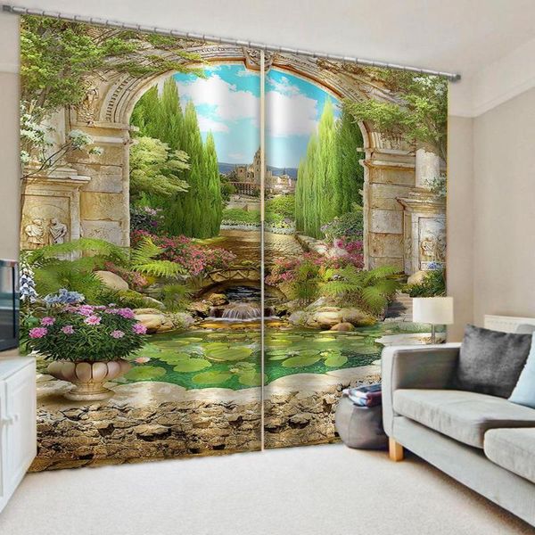 

curtain & drapes europe garden curtains 3d for living room bedding office cortinas