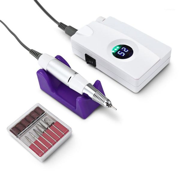 

nail manicure pedicure tools file electric polisher machine set1