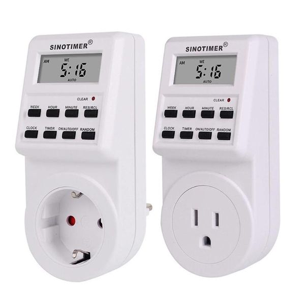 

timers lcd digital weekly programmable electrical wall plug-in socket timer switch