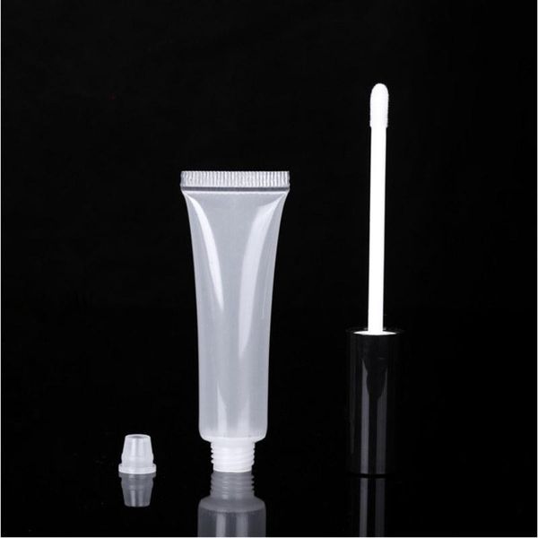 

20/50pcs makeup empty tubes lip gloss clear cosmetic containers 15ml plastic storage bottles & jars