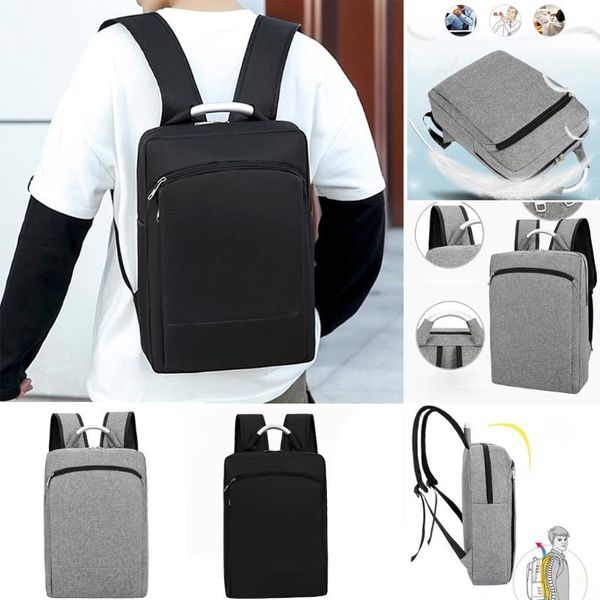 

backpack business notebook waterproof travel fashion trend multicolor solid color nylon bag computer bag#g20