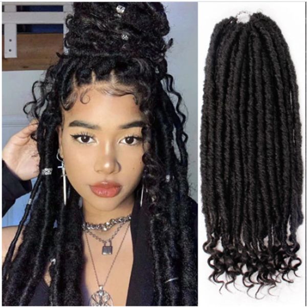 

braid, dirty curly wig, tail and crochet hair, Black
