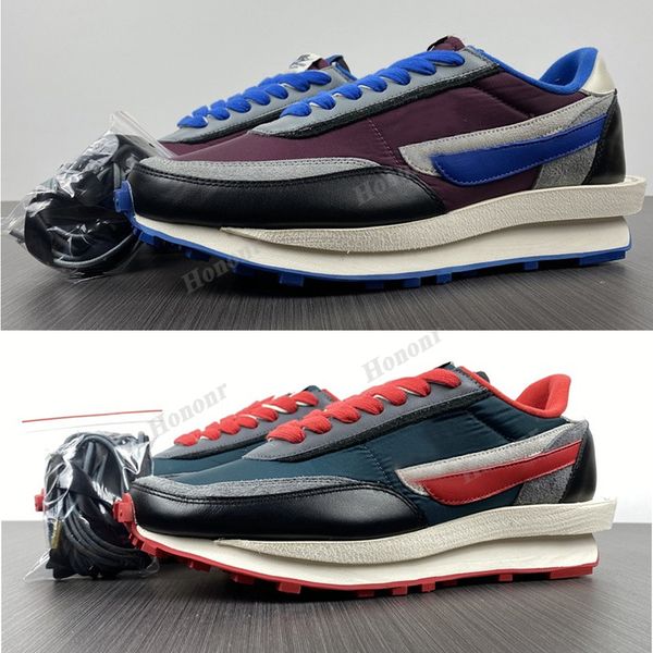 

undercover ldwaffle midnight spruce university red sports shoe for men ldv waffle running shoes mens sneakers women trainers womens sneaker