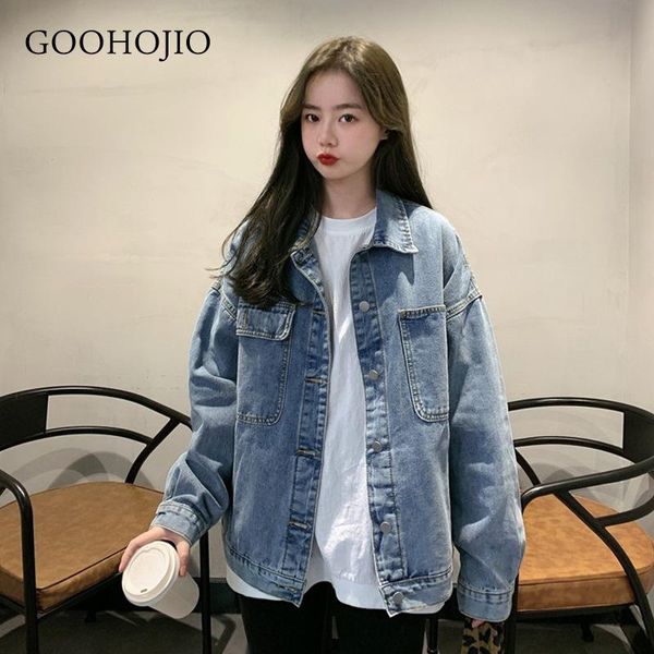 

spring and autumn oversized cowboy jackets women fashionable for casual women's, Black;brown