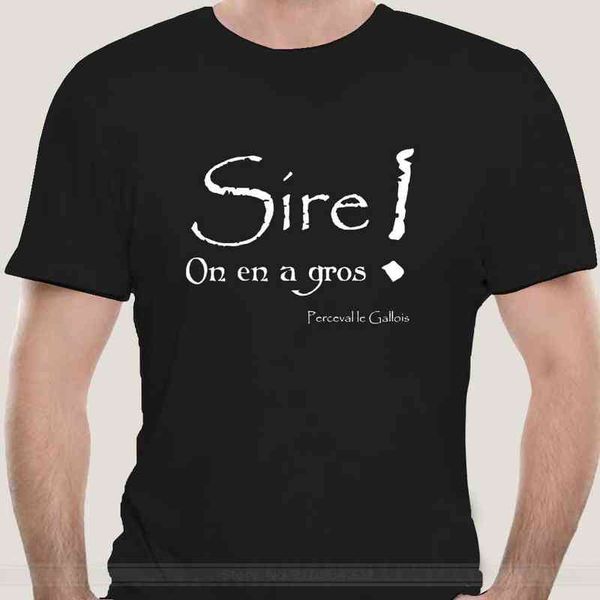 

men t shirt t-shirt kaamelott perceval sire on en a gros black tshirts women t-shirt g1217, White;black