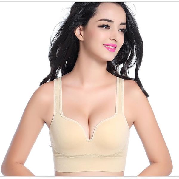 

spring and summer 3dsports bra without steel ring gather yoga sleep shockproof running ladies seamless snd comfortable underwear outfit