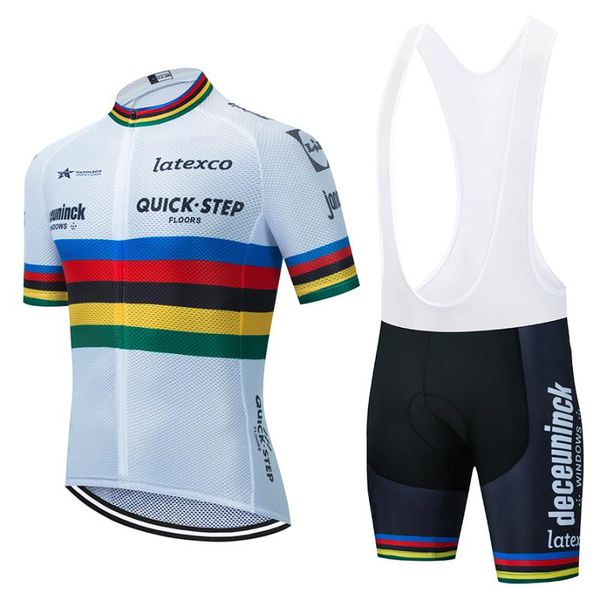 

racing sets quickstep cycling team jersey bike shorts sportswear20d mtb ropa breathable pro bicycling maillot culotte, Black;blue