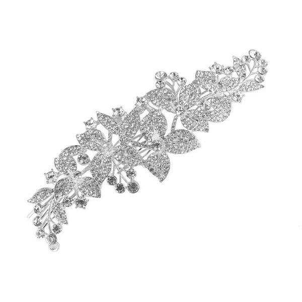 

hair clips & barrettes k3nd vintage bridal hairpin for wedding crystal pieces bridesmaids gifts, Golden;silver