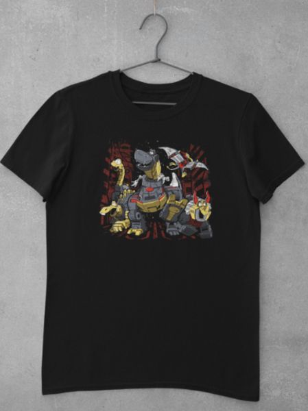 

r1 bots before time the land before time transformers dinobots black t-shirt, White;black