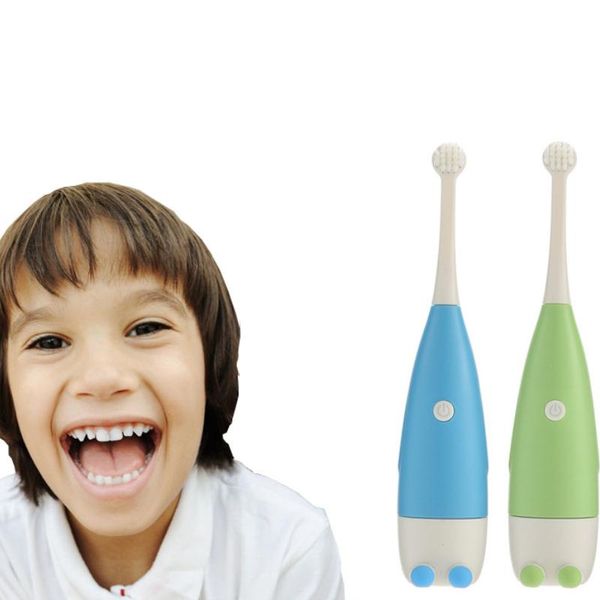 

smart electric toothbrush cartoon pattern children clean teeth tooth brush heads or replacement kids