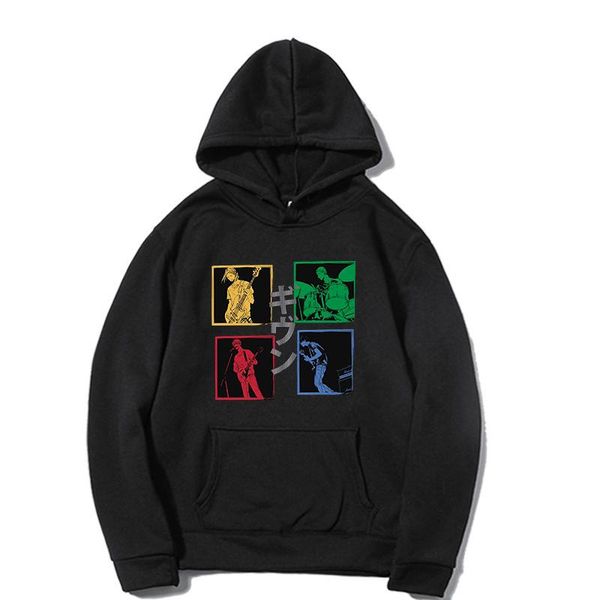 

men's hoodies & sweatshirts anime given mens hoodie pullovers long sleeves male cloth coat, Black