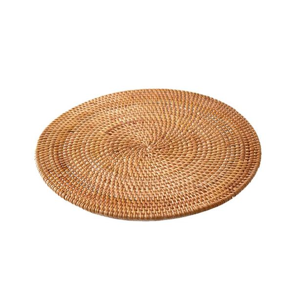 

mats & pads bowl mat placemats tea set accessories insulation pad handmade coasters for family wedding party and banquet rattan table