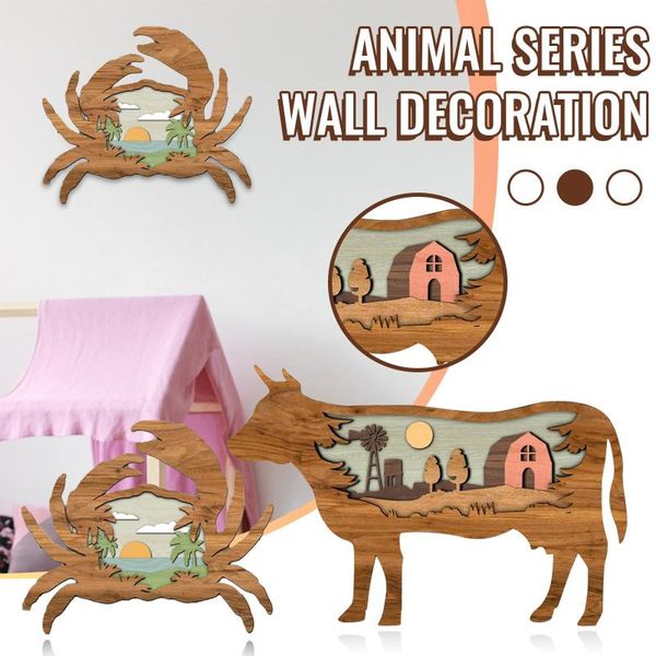 

decorative objects & figurines animal series home wall decoration scalper crab acrylic art handmade pendents ornament house hangings accesso