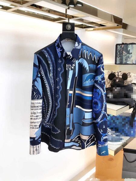 

men's casual shirts z11745 shirts fashion luxury track famous european design party men's clothing naga, White;black