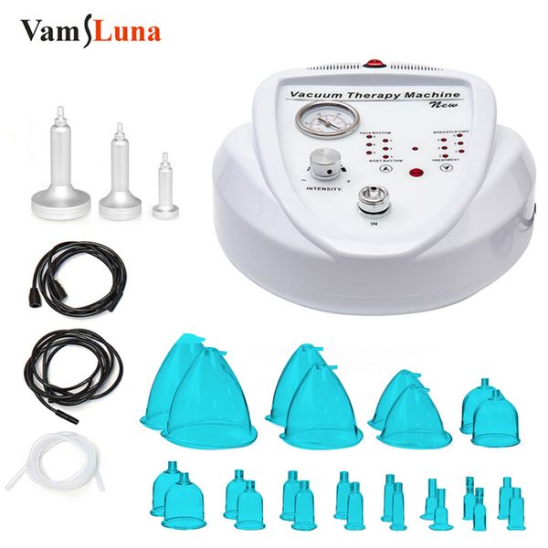 

vamsluna brand new 24 blue cups bbl suction cup machine butt colombien lifting vacuum therapy breast enlargement machine kit