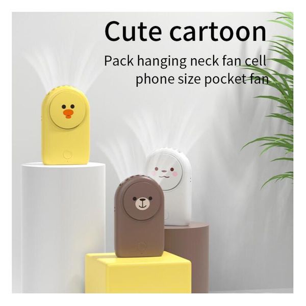 

electric fans portable mini neck fan usb handheld cooler rechargeable outdoor travel silent small cooling vaneless
