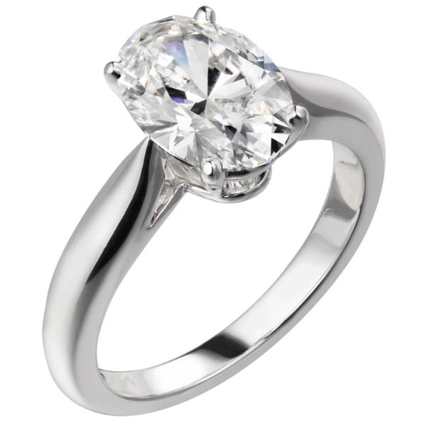

cluster rings 18k au750 white gold ring women wedding anniversary engagement party oval moissanite diamond elegant romantic trendy cute, Golden;silver