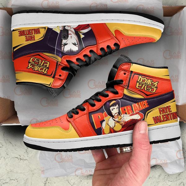 

faye valentine sneakers cowboy bebop anime custom shoes