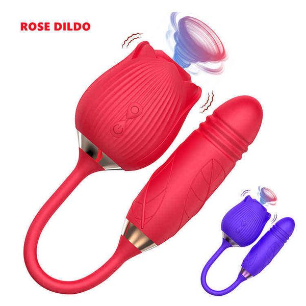 Nxy Vibratter Rose Licker Lick Sucking Vibrator для женщин Интимные товары Ниппель присоски оральный облизывание G Spot Clitoris стимуляция взрослых секс игрушки 0104