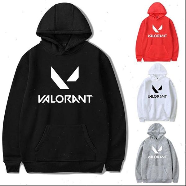 

women game valorant hoodie men clothing streetwear hoodies survetement homme vetements winter clothes, Black