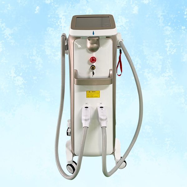 

hy910 professional desk2 in 1 nd yag laser diode laser machine for hair and tattoo removal painlessly, Black