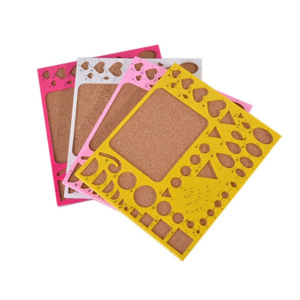 

1pcs template slotted paper craft kit diy papercraft work board paper quilling tools hand corrporation toys