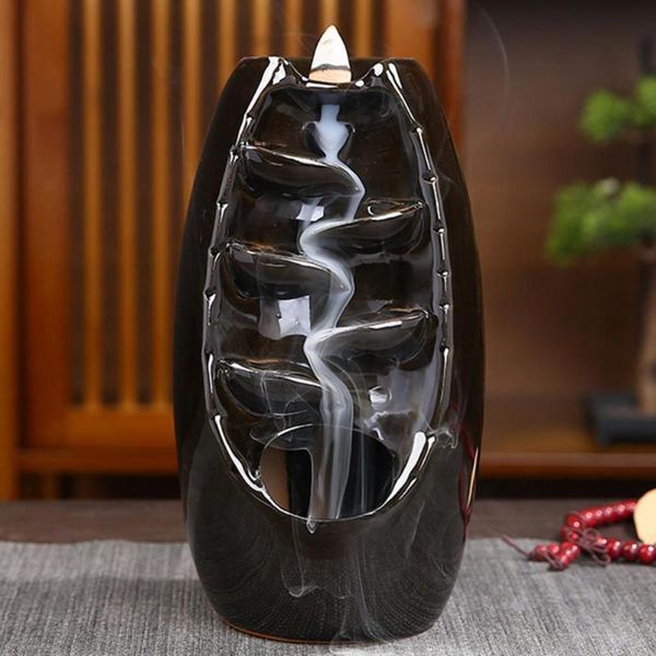 

fragrance lamps s waterfall smoke backflow incense burner holder handicraft censer home decor