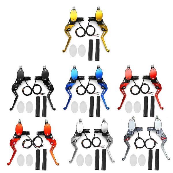 

pair 7/8 inch 22mm motorcycle brake master cylinder clutch levers with reservoir