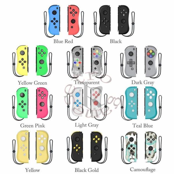 

14colors wireless controller for switch including vibration and sensor functions can be used through wired bluetooth game controllers & joys