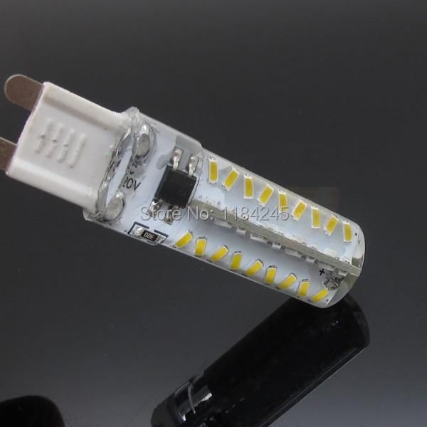 

bulbs one pcs g9 7w 72 3014 smd dimmable led light corn bulb ac 220v warm/white silicone crystal lamp