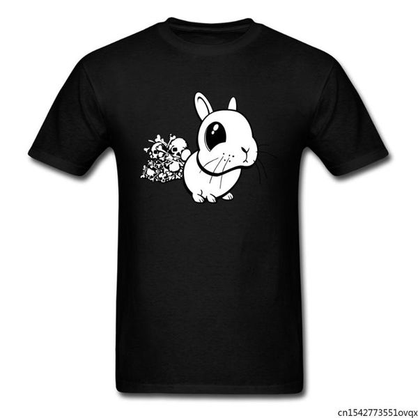 

men's t-shirts t shirt kawaii print t-shirt black clothes easter day gift skulls halloween tees hip hop tee, White;black