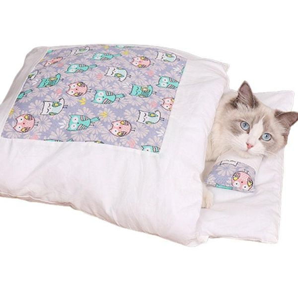 

pet cat dog beds soft warm puppy house warming and cozy winter cats & furniture