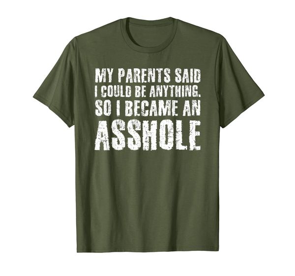 

i became an asshole shirt funny holiday gag husb gift idea, White;black