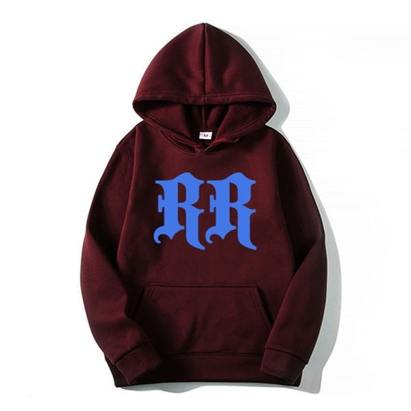 

letter pattern printing simple trend casual hip hop hooded sweater couple, Black