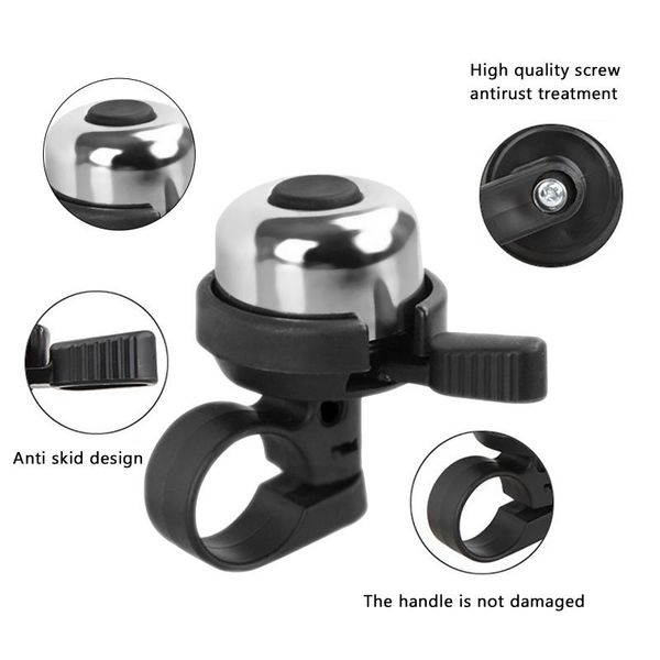 

bike horns aluminum alloy cycling handlebar safety warning alarm bell for adults and kids fit sport mountain road