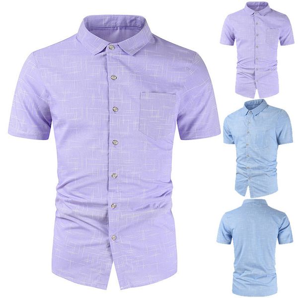 

boutique fashion shirt 2021 summer mercerized cotton men's casual stripe short sleeve, White;black