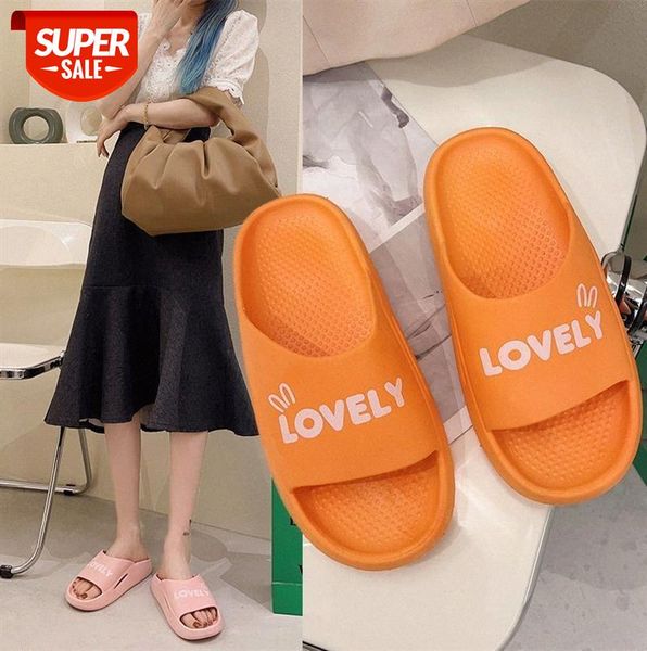 

new slippers women's bathroom soft bottom indoor bathing home couple sandals and women #dv4k, Black