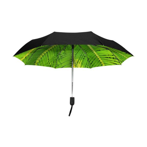 

umbrellas outer black umbrella waterproof uv anti ultralight foldable compact travel parasol tropical palm tree for women