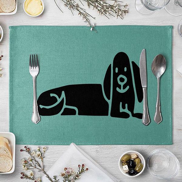 

mats & pads animal creativity mat tableware drink cup for kitchen dining table placemat accessories