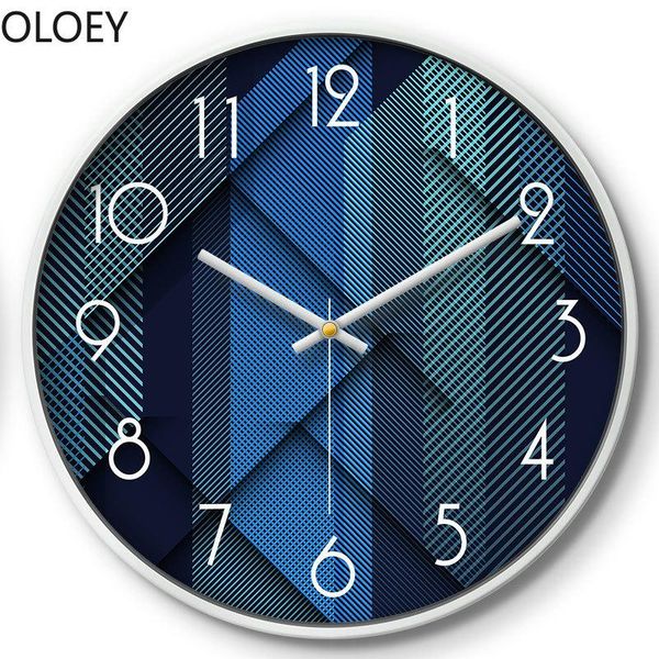 

wall clocks large clock modern design living room bedroom home decor metal watch silent nordic art kitchen mute