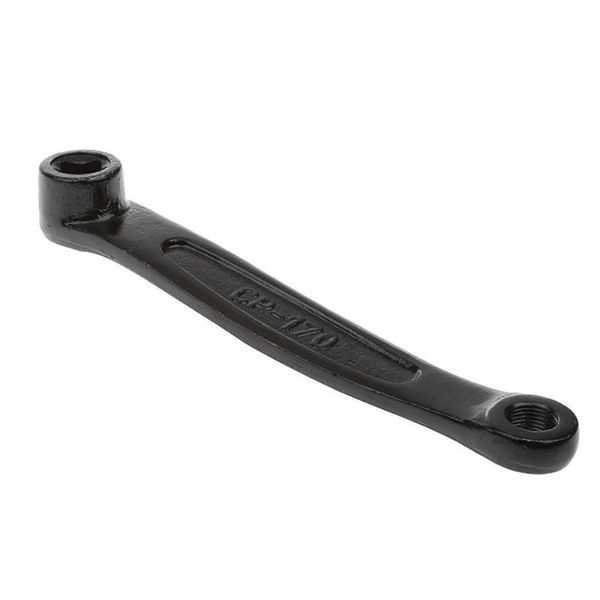 

bike heels & chainwheels 170mm black steel iron left crank arm with prismatic hole