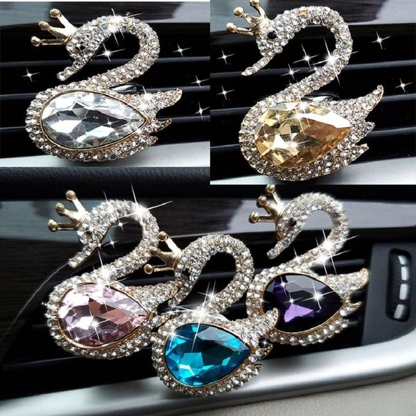 

car air freshener auto swan vent, perfume clip, conditioner, fragrance, inlet, innovative accessories. accessories interior woman decoration