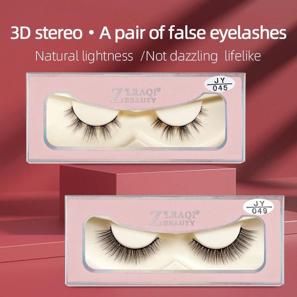 

false eyelashes 1 pair lashes fluffy soft wispy volume faux mink 3d 5d 8d high dense dramatic eye makeup