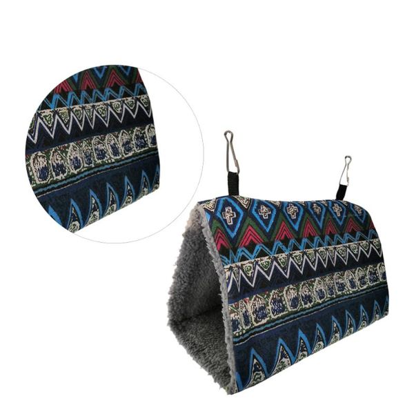 

1pc triangle thicken warm bird nest minimalist parrot bed house birds hammock for size cages