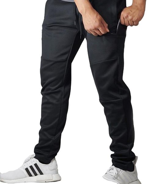 

men's pants muscle boy brothers sports cotton fitness running training, Black