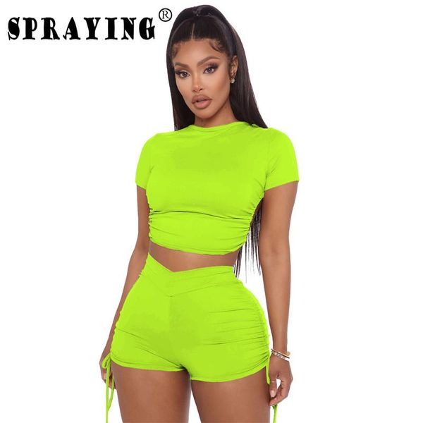 

short sleeve tracksuit two piece set outfits women clothing solid color y2k fashion bulk items wholesale lots s6331 women's tracksuits, Gray