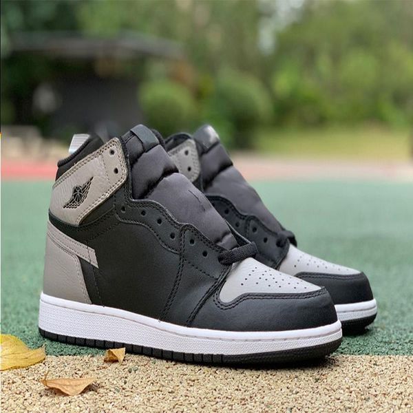 

basketball jumpman 1s high og black sports 1 shadow authentic box medium men grey-white outdoor sneakers size with full shoes 4-13 fvdho