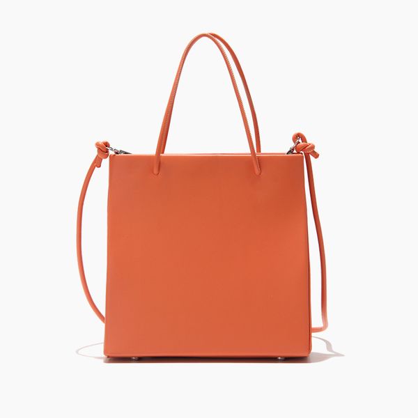 

design handbag commuter tote bag 2021 new fashionable soft leather versatile niche large capacity one shoulder slant cross portable bucket b, Red;black