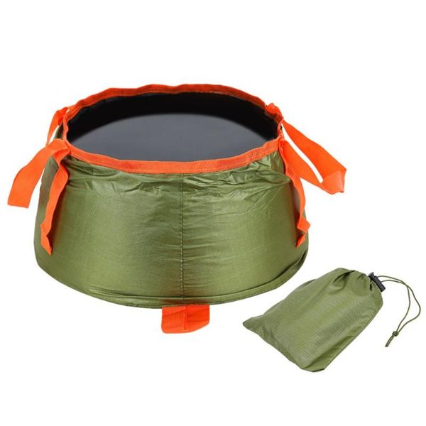 

outdoor bags portable waterpot travel camping washing foot wash basin picnic folding storage holders