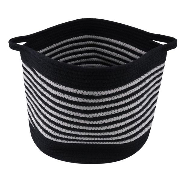 

storage baskets cotton woven basket toy dirty clothes bucket household products